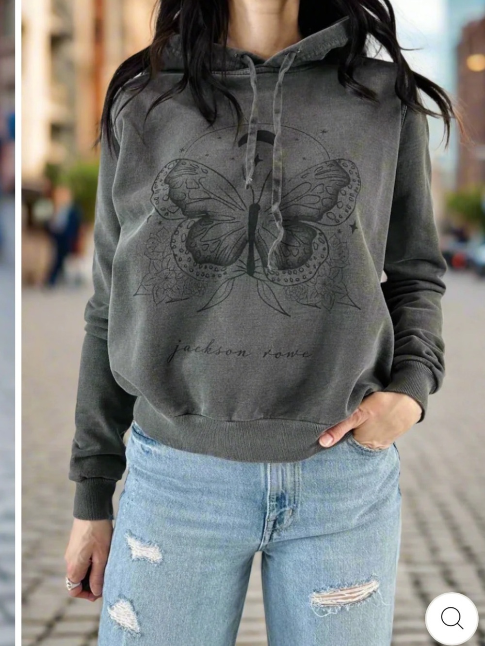JACKSON ROWE FOR WOMEN BUTTERFLY EFFECT HOODIE size Medium